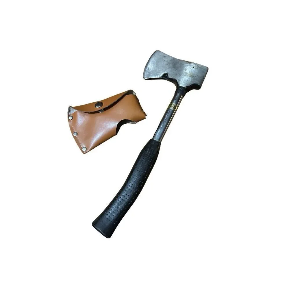 Vintage Hatchet 13” Steel Drop Forged Made in Taiwan with Cover